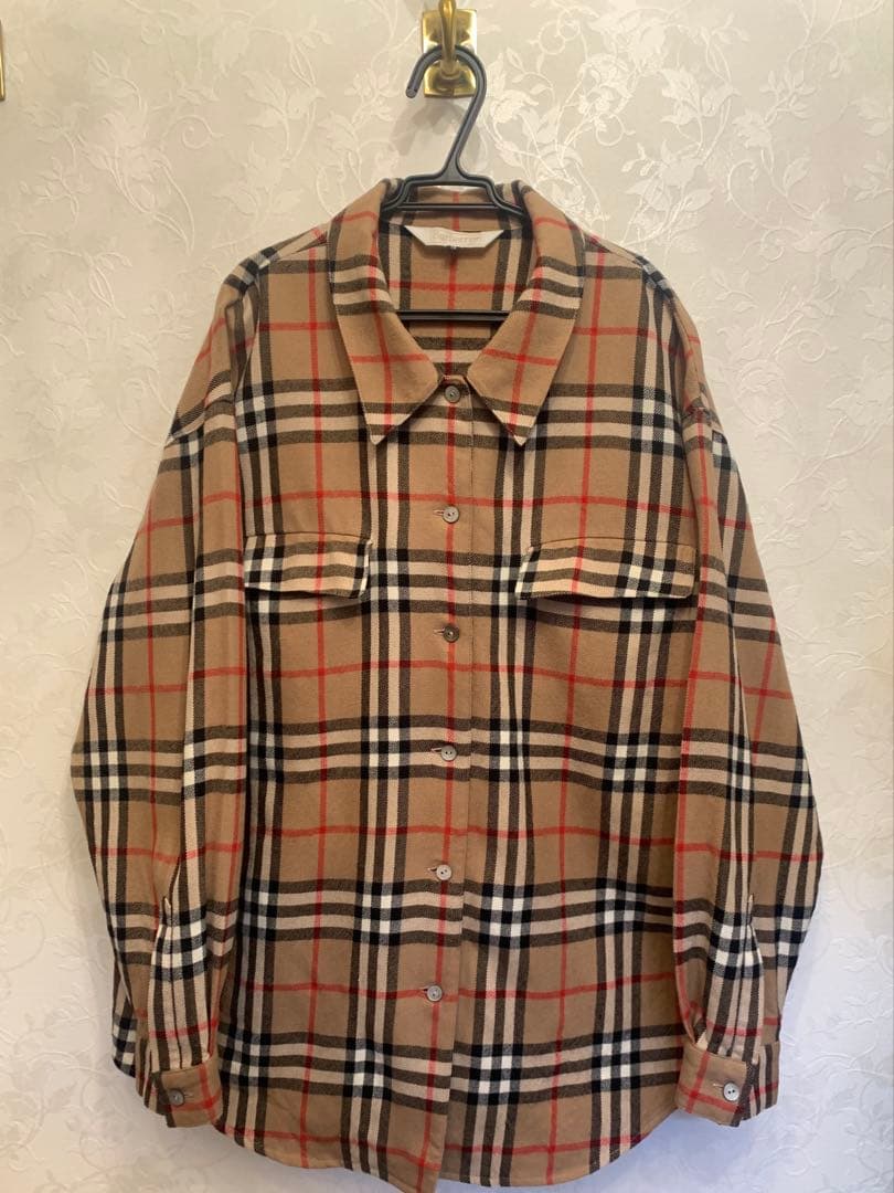 Burberry チェック柄 長袖シャツ BURBERRY (バーバリー) 綿100％ チェック柄 長袖 シャツ BB8071445
