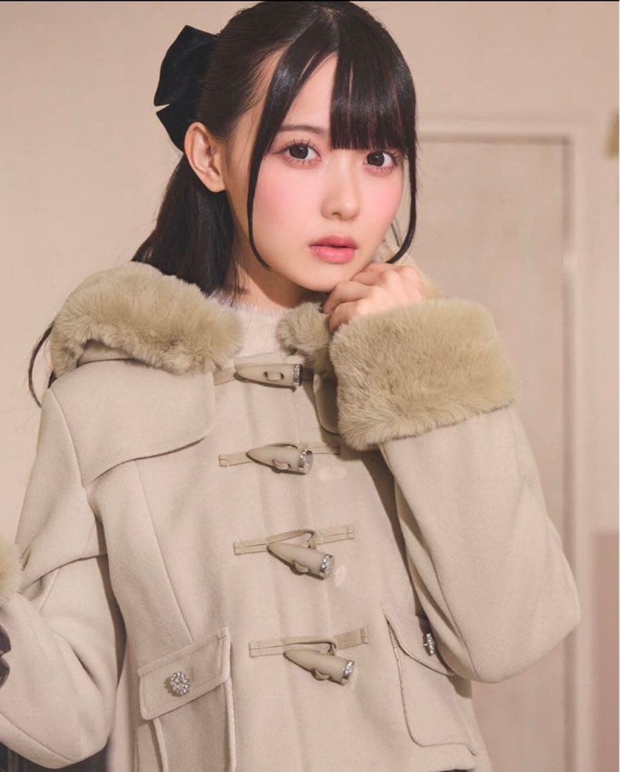 【新品未使用未開封】ミシェルマカロン　ショートダッフルコート