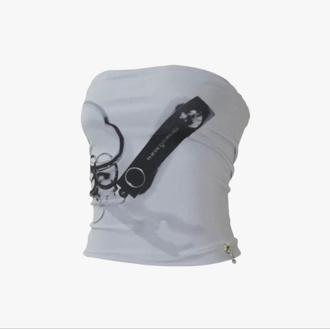 theredthread S print tops charm ベアトップ ベア