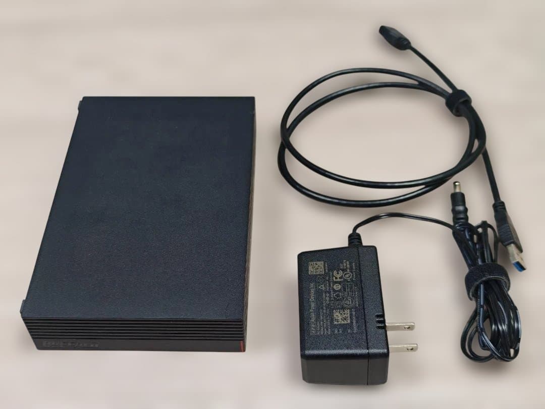 BUFFALO　HD-CD6U3-BA　6TB　外付けハードディスク