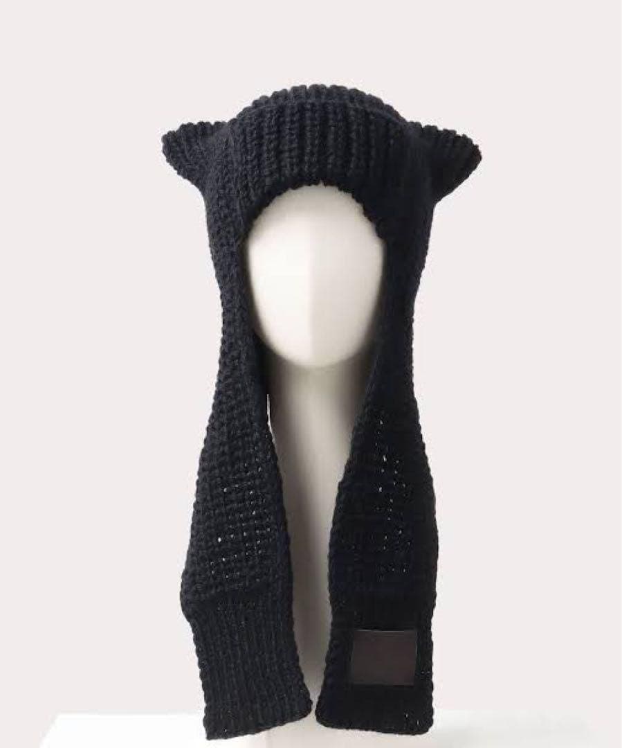 Vivienne Westwood キャットイヤーフラップニットキャップ