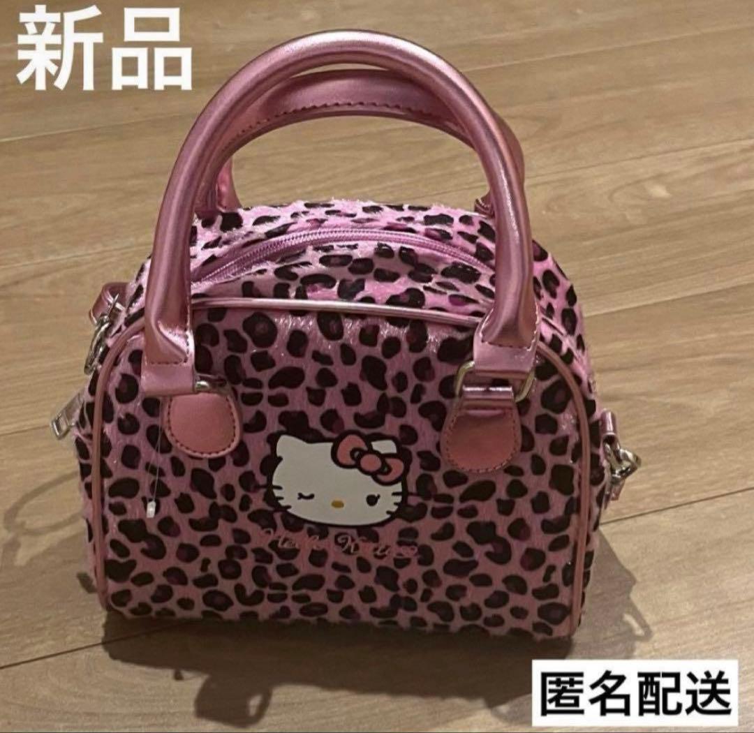 新品 ハローキティ アベイル 2way バック ピンク ヒョウ柄 - メルカリ