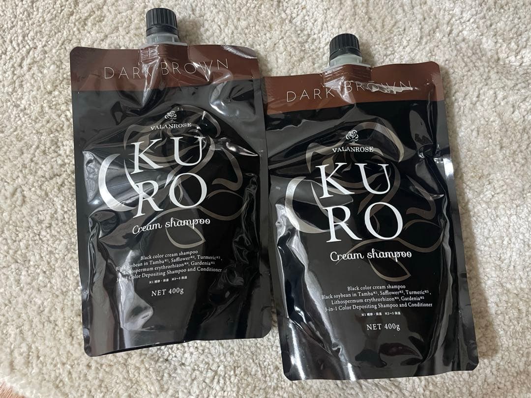 未開封　DARK BROWN KURO カラーシャンプー 2個セット