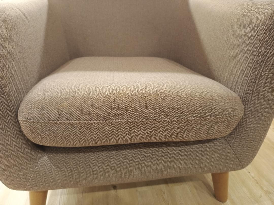 送料込み ニトリ 一人掛けアームチェア シャルパ3 ソファー