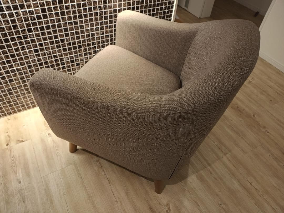 送料込み ニトリ 一人掛けアームチェア シャルパ3 ソファー