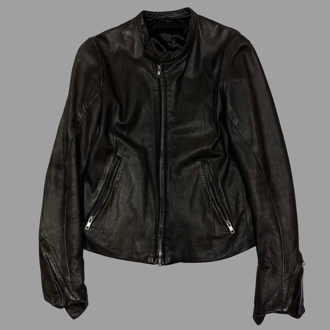 ジャケット・アウター Rare 00s archive EKAM Tech Leather Rider EKAM Early 00s Lambskin Leather Rider Jacket – DRIEW