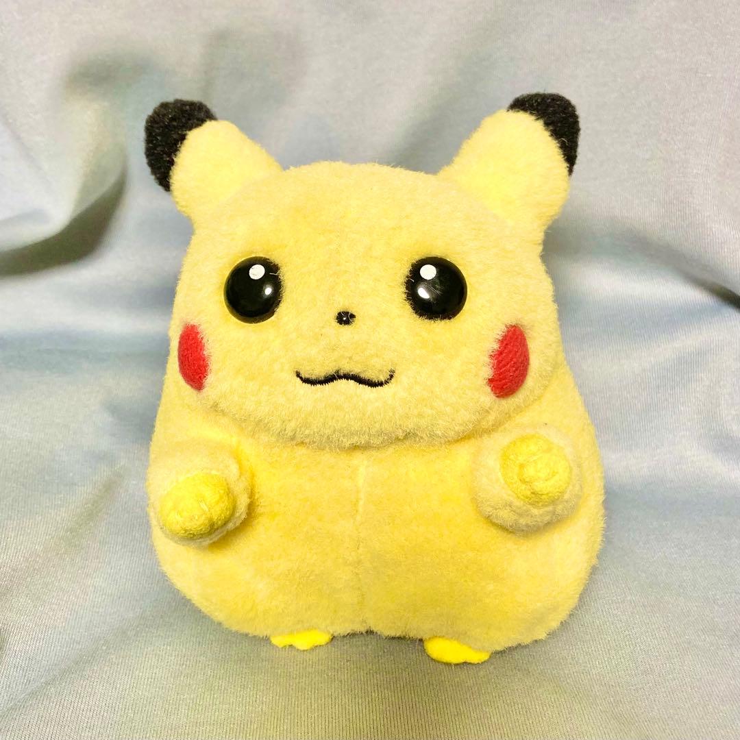 【顔良】ポケモン ぬいぐるみ ピカチュウ TOMY 当時物 レトロ 希少