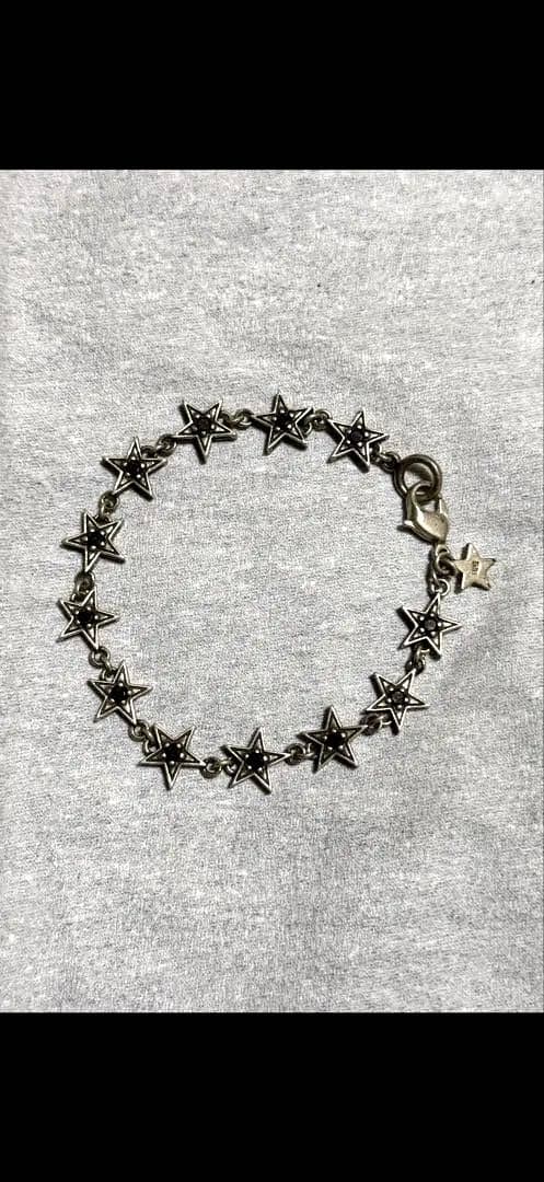 ジャスティンデイビス 星ブレスレット ブラック 黒