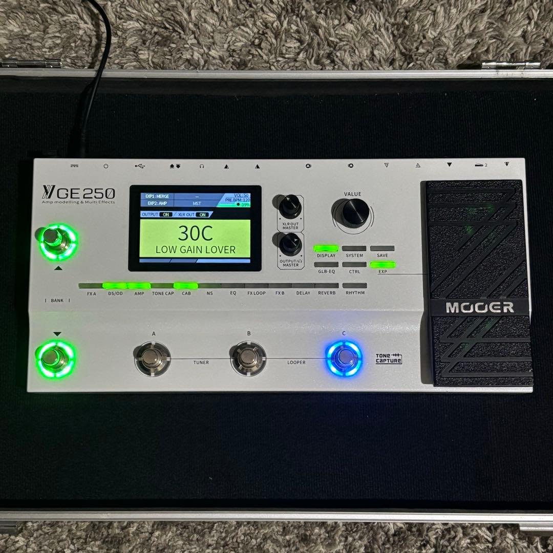 MOOER GE250 ギター用マルチエフェクター Mooer - GE250 | マルチエフェクター ギター エフェクター – NINEVOLT