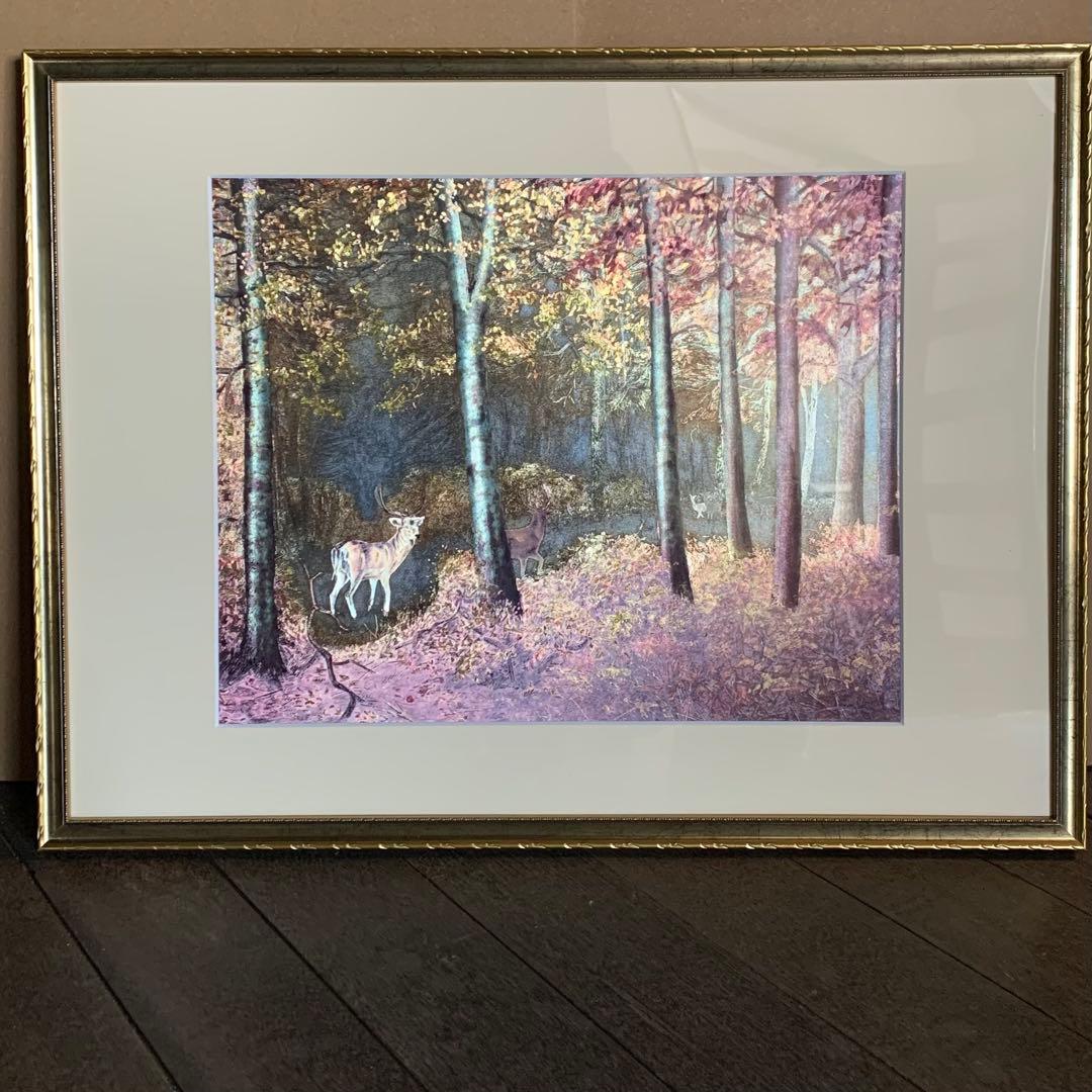 【新品・未使用】DUFEX 英国製 エッチングアート 秋の霧