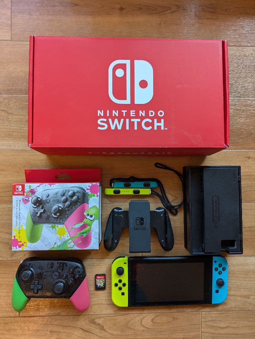 Nintendo Switch 本体 スプラトゥーン3　プロコン Nintendo Switch 【新品】部品 Proコントローラースプラトゥーン3
