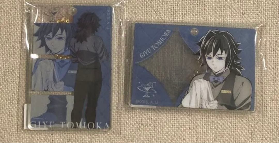 鬼滅の刃 冨岡義勇 モクテルバー ロト ミニアクリルパネル ステッカー