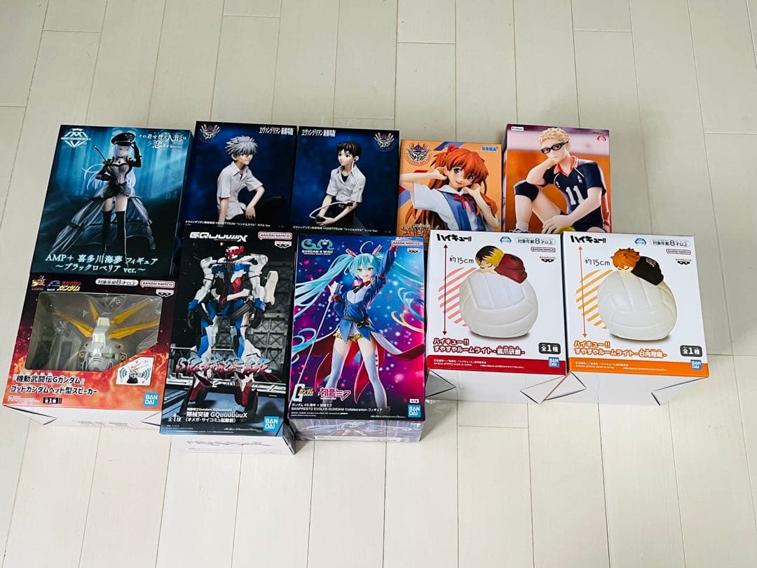 エヴァンゲリオン ハイキュー　ガンダム　初音ミク　10点セット