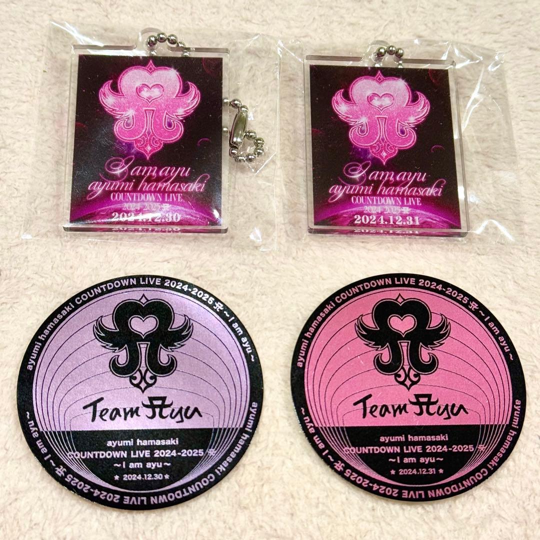 浜崎あゆみ ayuみくじ ステッカー 銀テープ アクリルキーホルダー