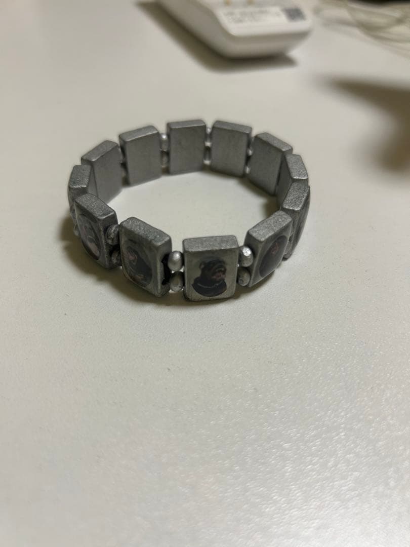 bazo1199 dog bracelet ブレスレット 犬 グレー