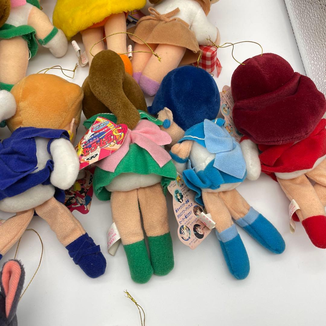 T48】タグ付き 当時物 美少女戦士 セーラームーン 人形 ぬいぐるみ