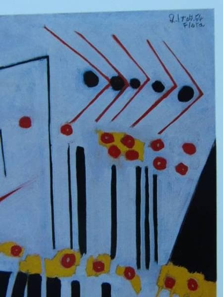 伊藤　久三郎、Flora、額装用画集より、新品額装付、状態良好