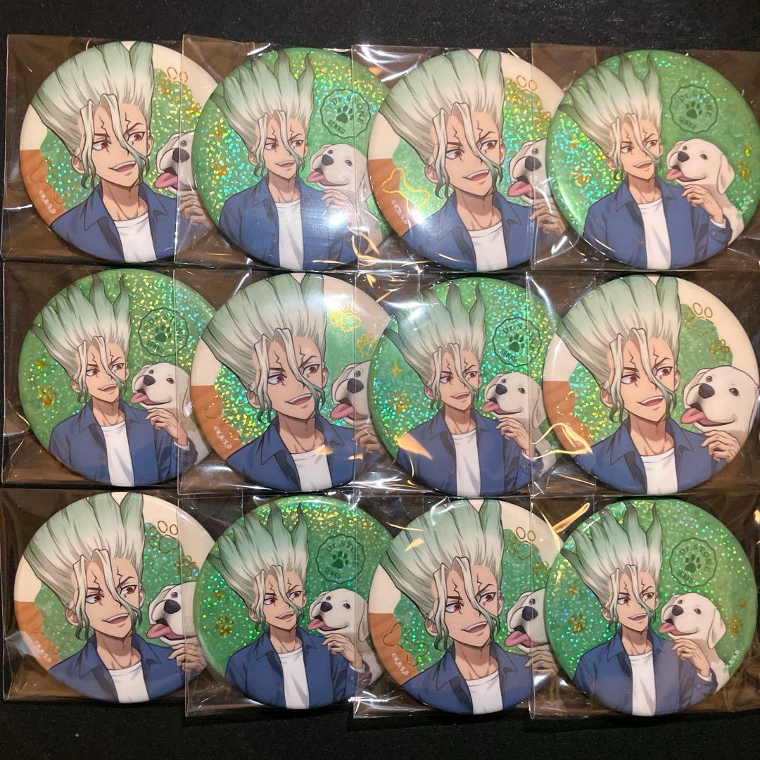 dr.stone with dogs ホログラム缶バッジ 石神千空 千空 12個