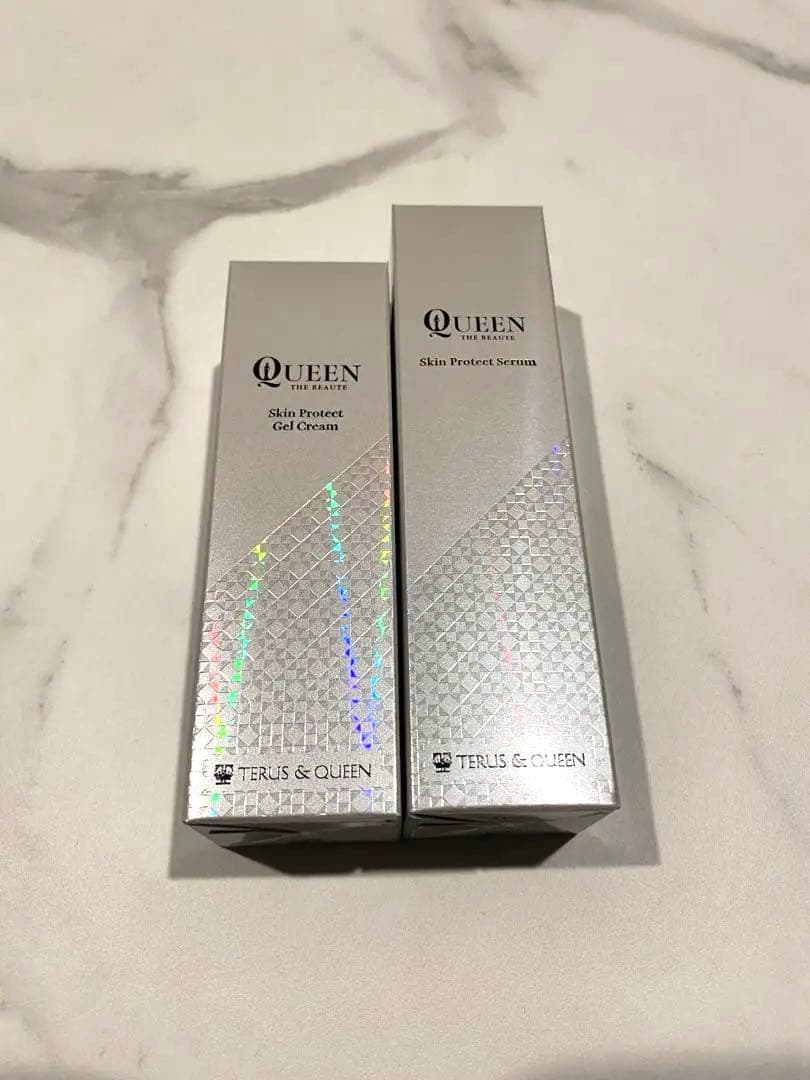 QUEEN THE BEAUTE スキンプロテクトセラム＆ジェルクリームセット