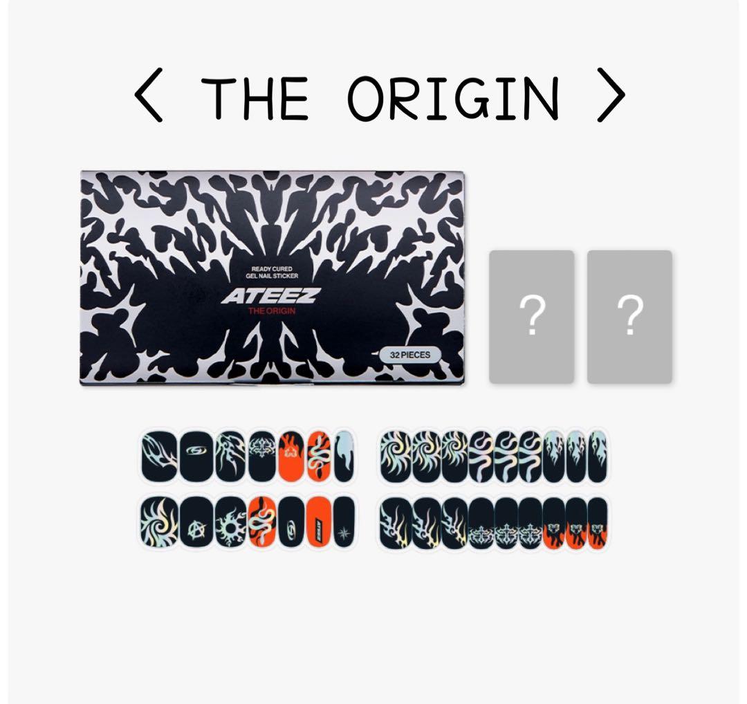 ATEEZ サン ネイルトレカ ブラック - メルカリ