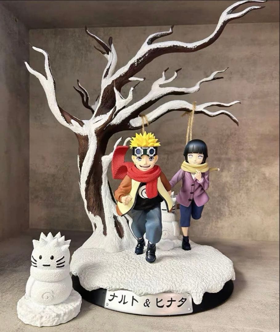 ナルト 日向ヒナタ うずまきナルト2点 ② ガレージキット ガレキ スタチュー