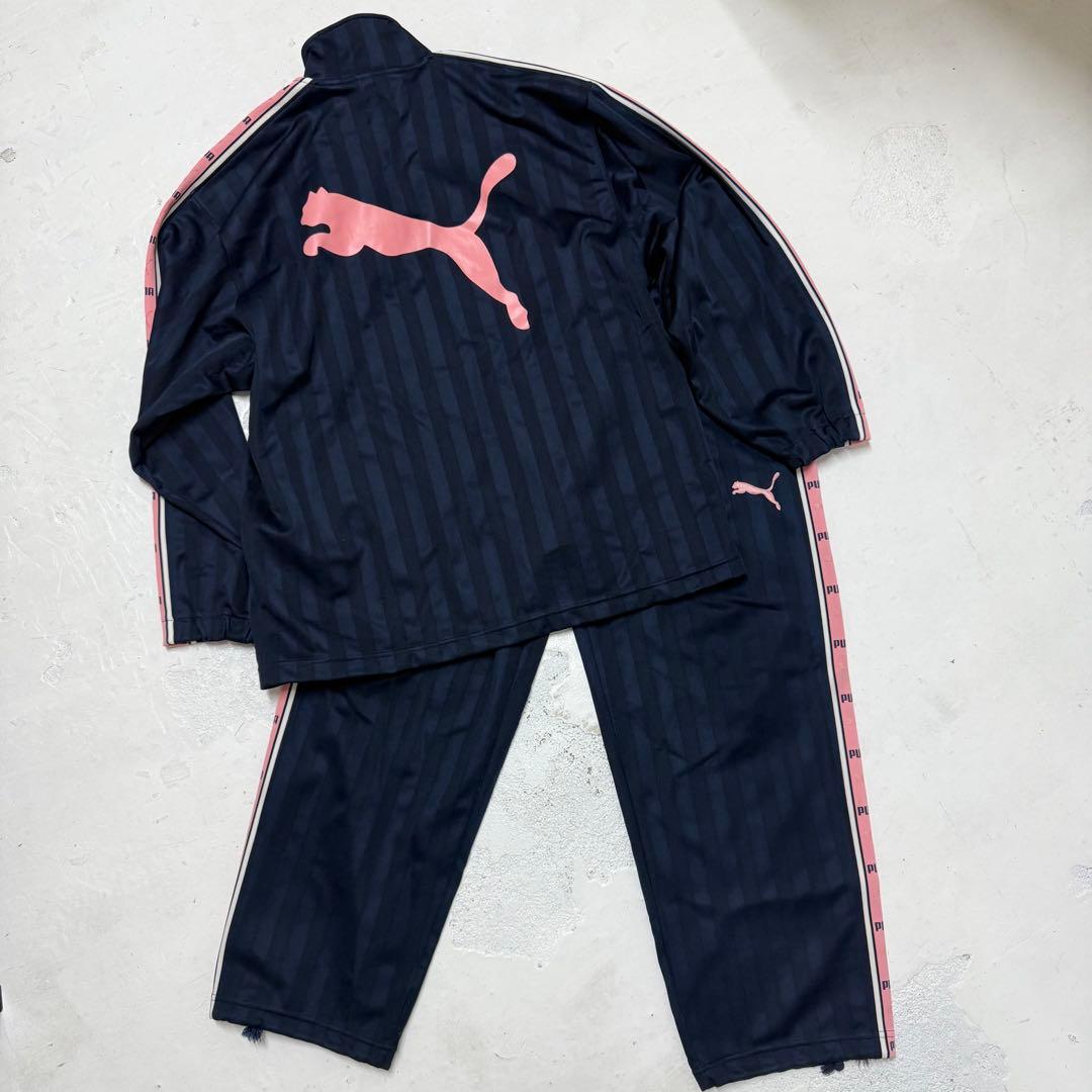 PUMA プーマ ジャージ上下 セットアップ デカロゴ 刺繍 プージャー