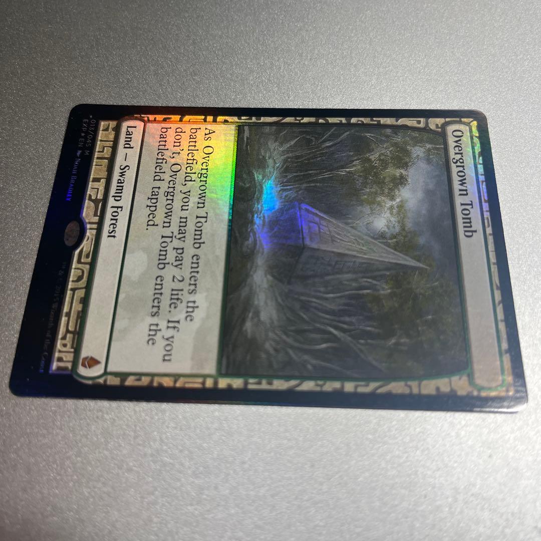 MTG foil 《草むした墓/Overgrown Tomb》[EXP]