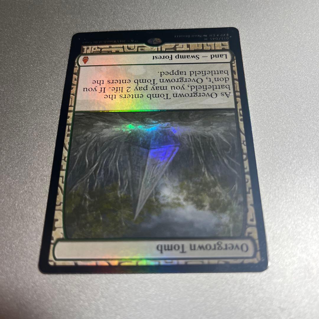MTG foil 《草むした墓/Overgrown Tomb》[EXP]