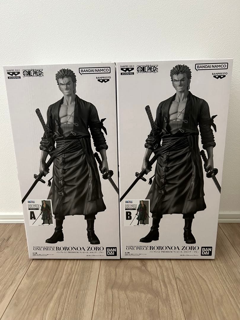 バンプレくじ ワンピース ロロノア・ゾロ A賞 B賞 アニメカラー ブラシカラー