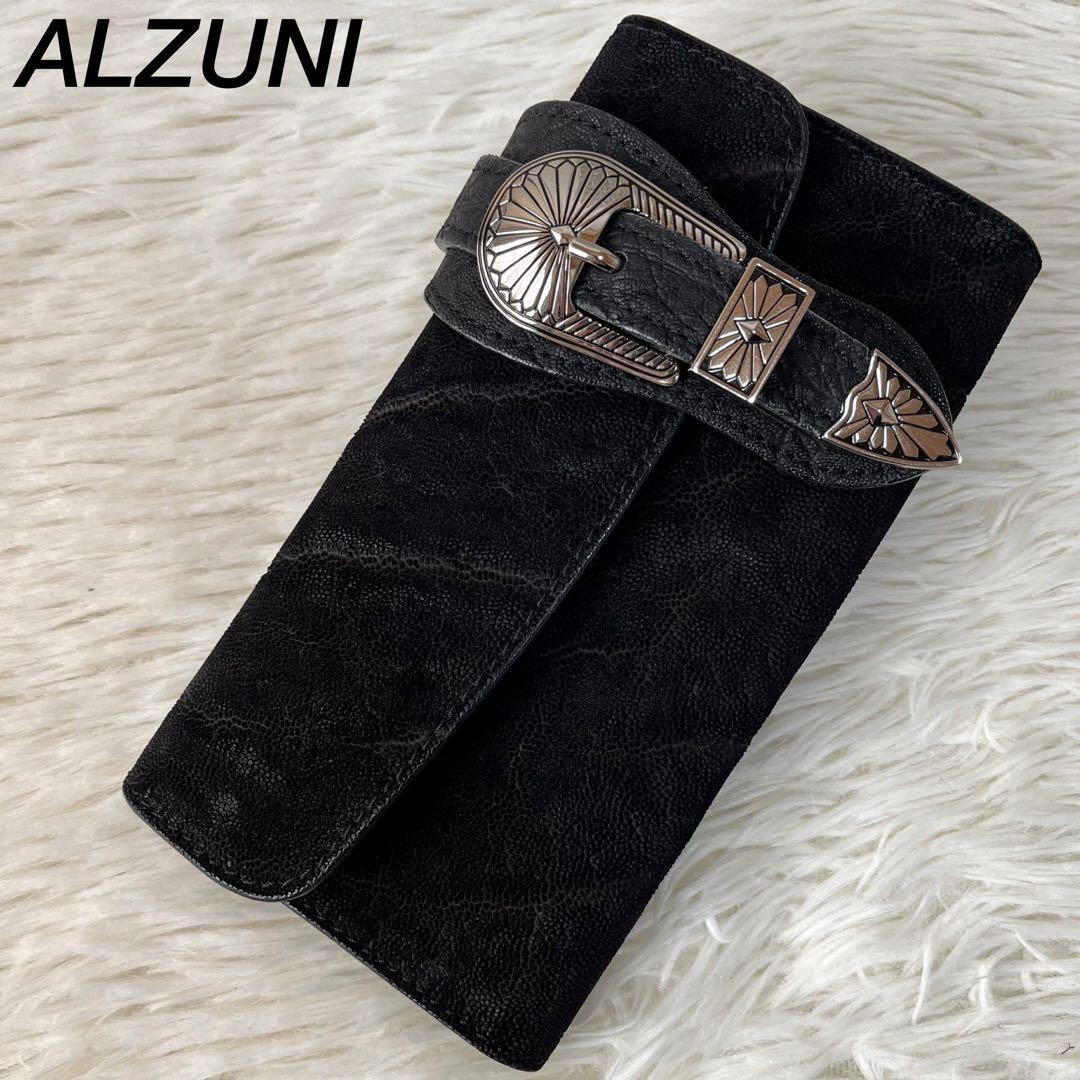 【新品未使用】ALUZUNI アルズニ　エレファントレザー　象革　長財布
