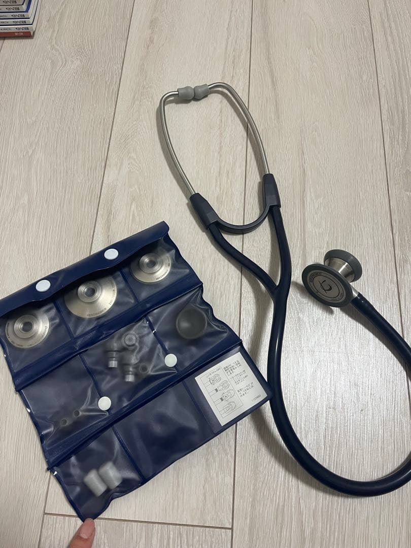 kenzmedico聴診器 交換用チップ付き(名前入り)188Ⅱ