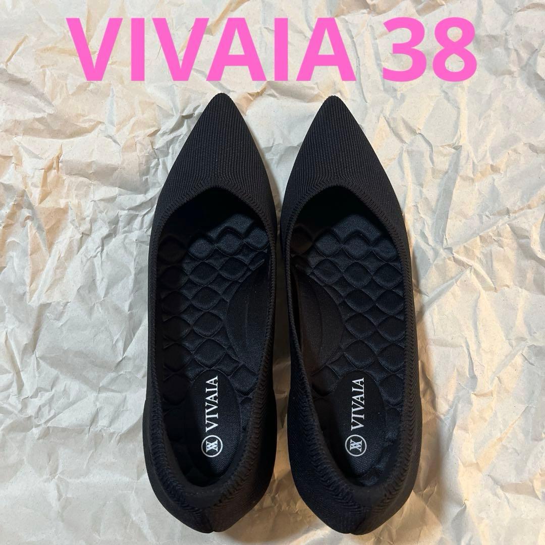 VIVAIA [Scarlett] ポインテッドトゥ キトゥンヒール 38