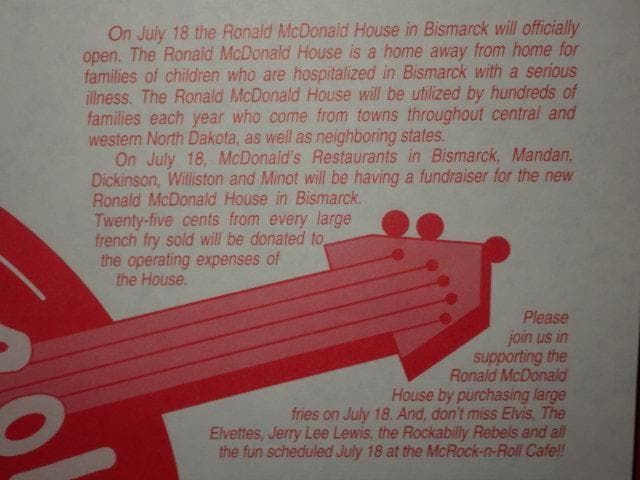 マクドナルド☆ポスター☆34☆ビンテージ☆McRock-n-Roll CAFE - メルカリ