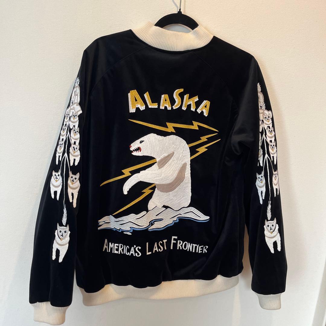 アラスカ 犬ゾリ スカジャン - メルカリ