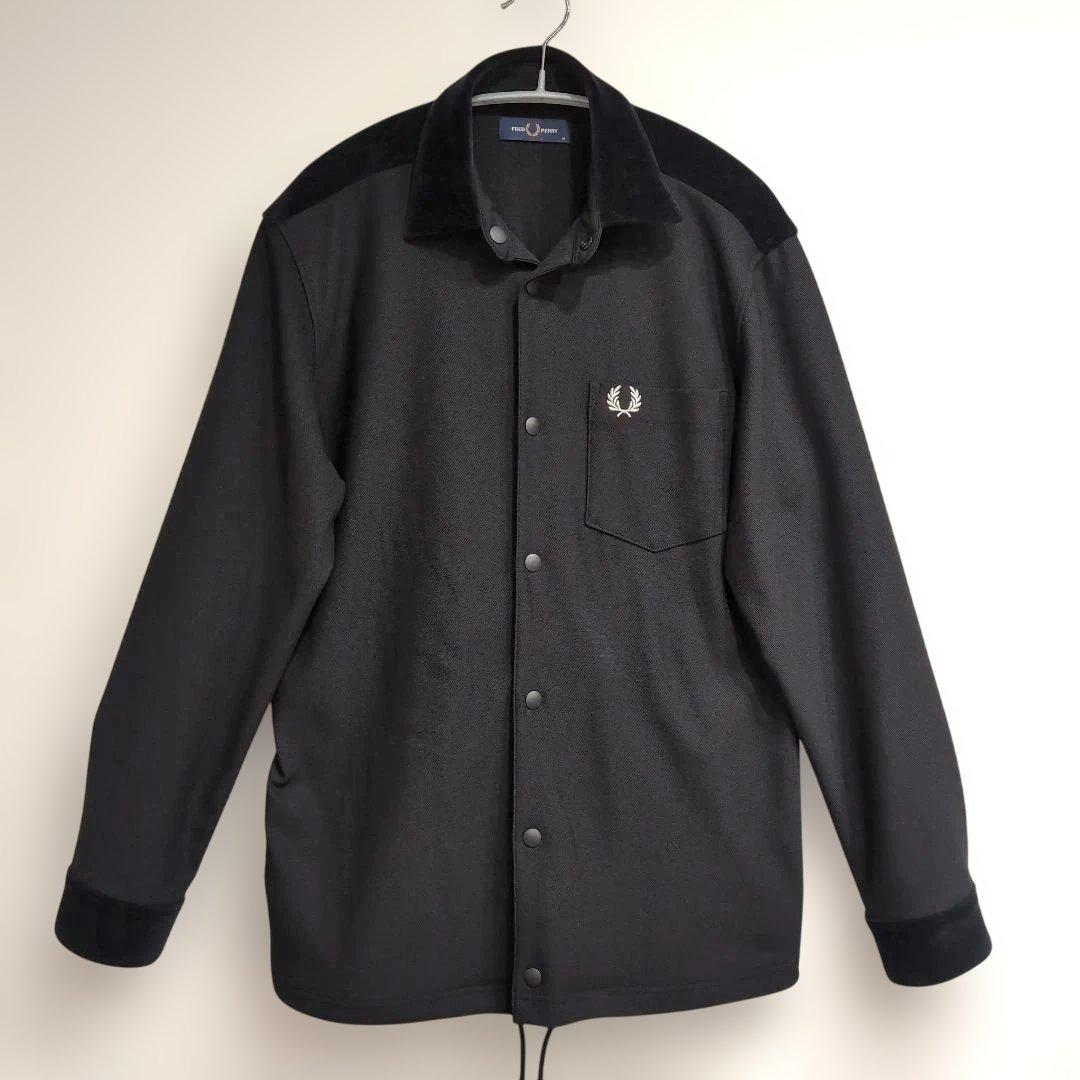 ✨美品 FRED PERRY フレッドペリー ブラックコーチジャケット Mサイズ