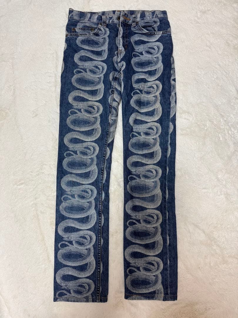 ヒステリックグラマー　スネークデニム　S