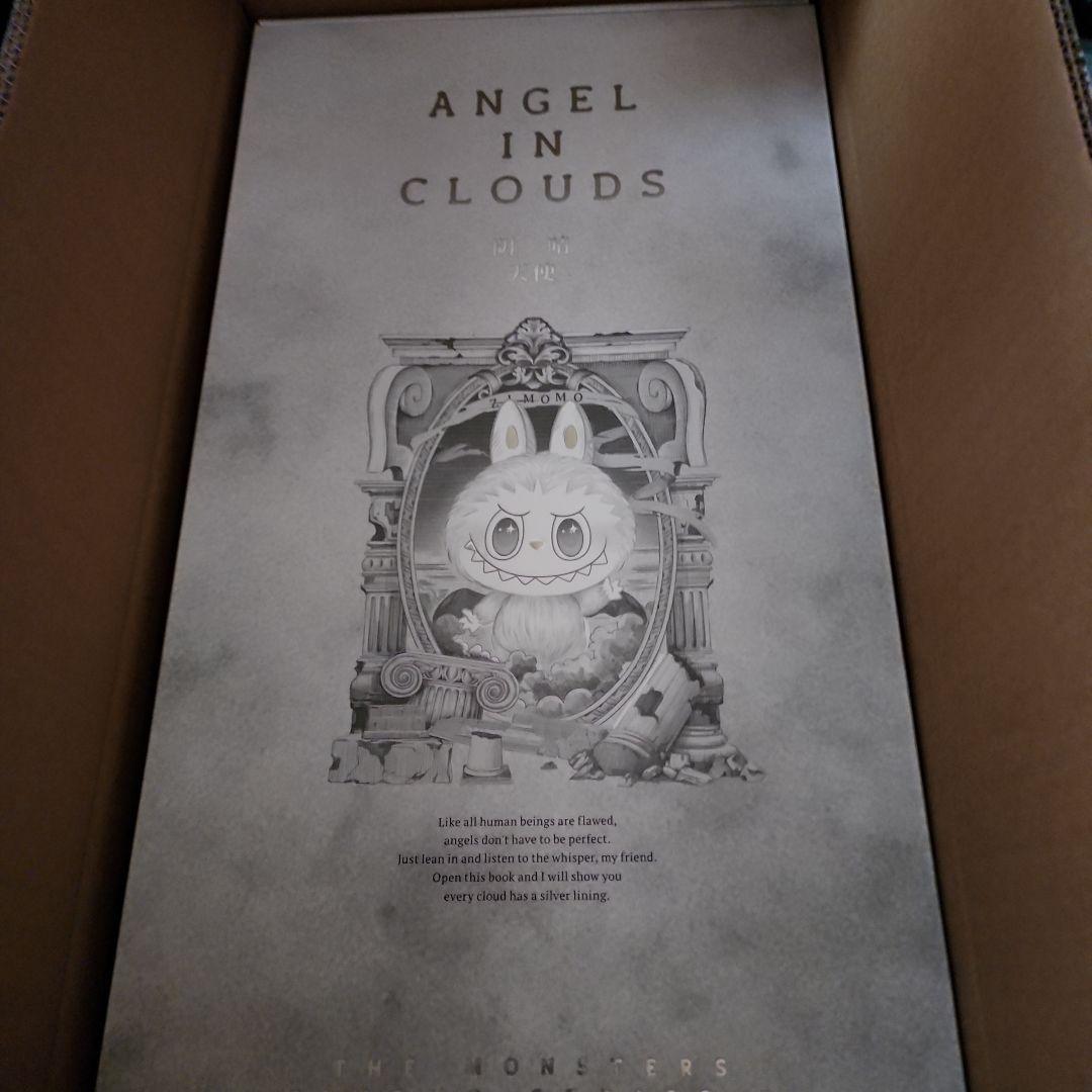 新品 THE MONSTERS ANGEL IN CLOUDS ぬいぐるみ ポップマート フィギュリン THE MONSTERS (ジモモ) ANGEL IN CLOUDS
