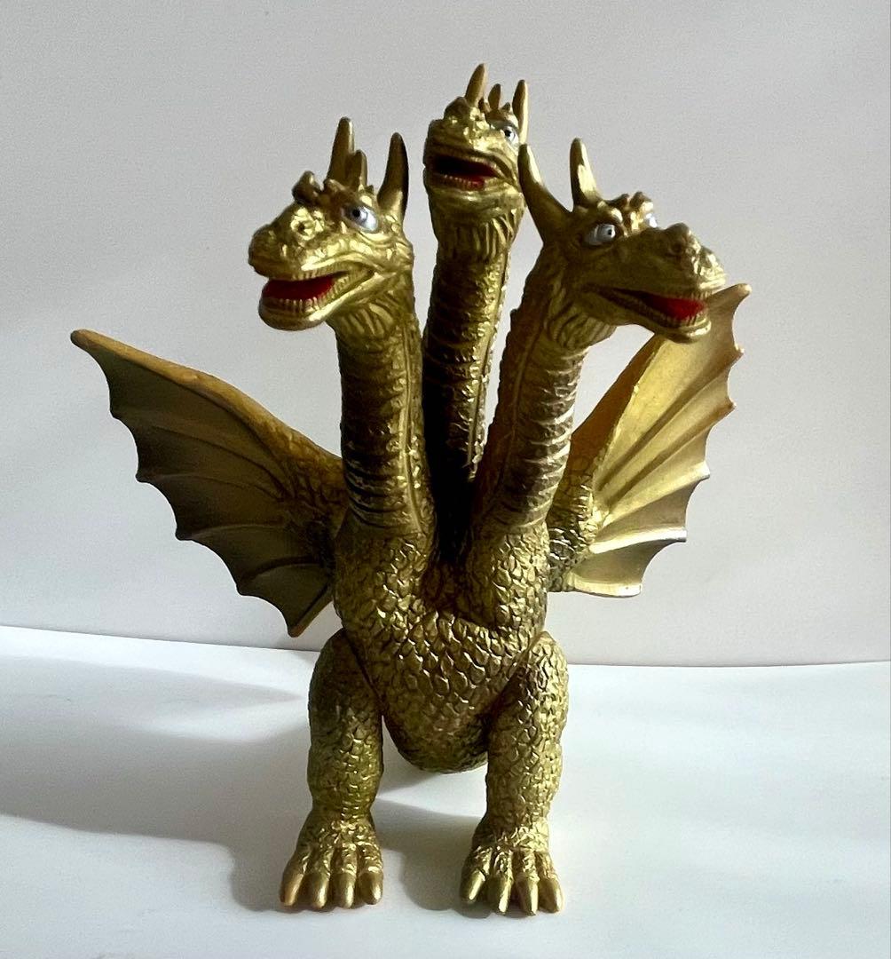 山勝 キングギドラ 17cmソフビ 東宝映像 昭和レトロ