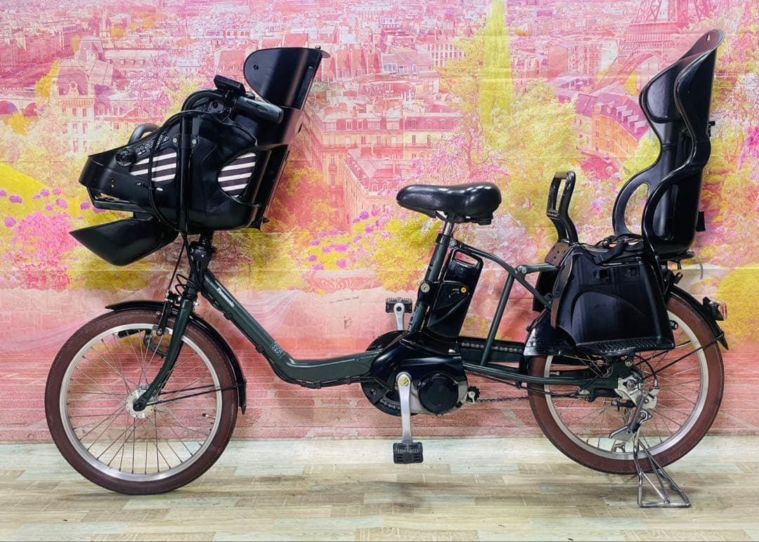 ZK3506 「大容量13.2Ah」電動自転車パナソニック 子供乗せ 20インチ