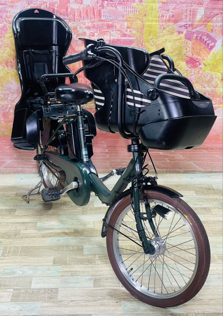 ZK3506 「大容量13.2Ah」電動自転車パナソニック 子供乗せ 20インチ