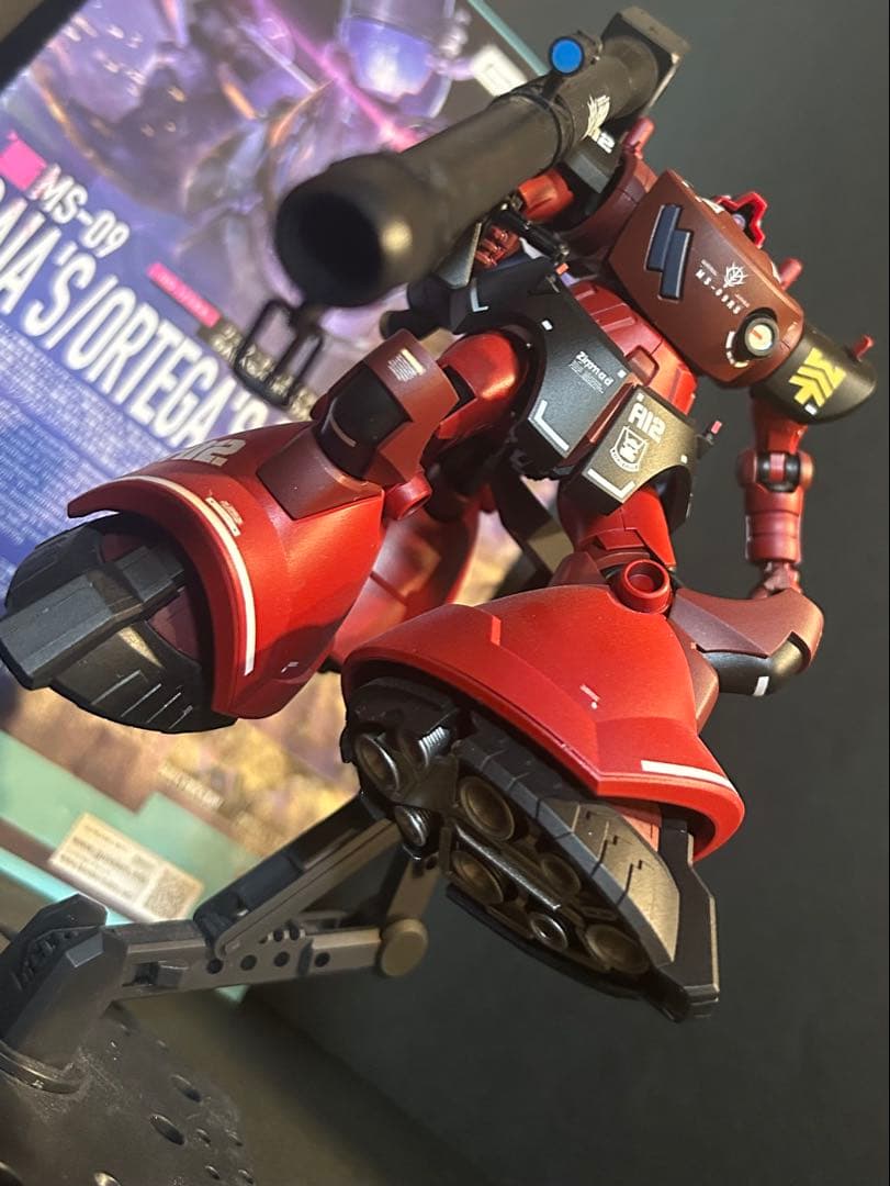 ジークアクス HG 1/144リック・ドムシャア 専用カラー 全塗装完成品