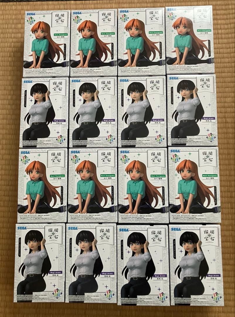 瑠璃の宝石 ちょこのせプレミアムフィギュア 谷川瑠璃 荒砥凪 16個