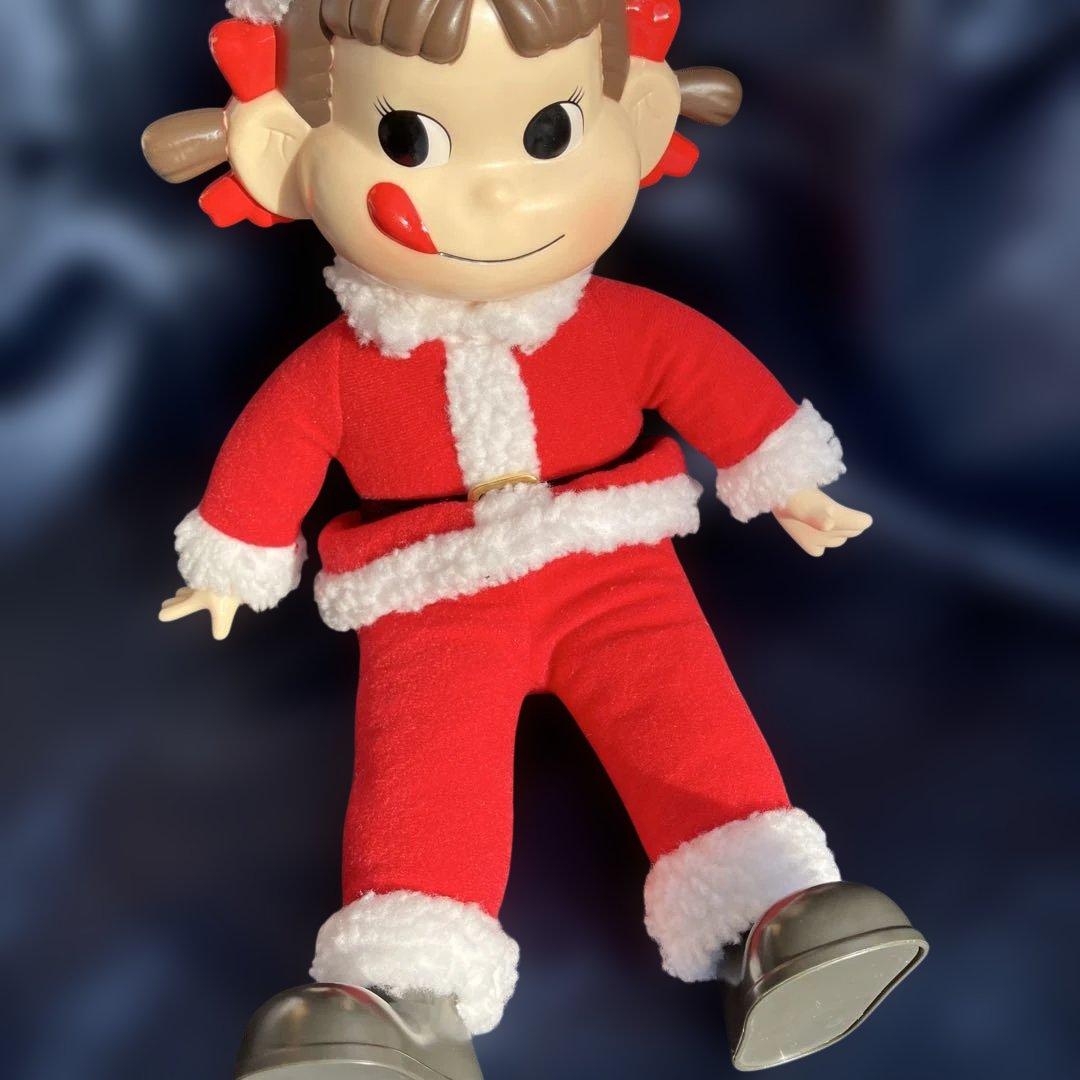 (462)サンタの女の子キャラクター人形 約30cm