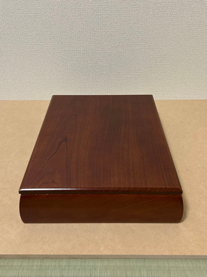 文箱　合成漆器　天然ケヤキ 仙台箪笥 文箱 KM-6D 木地呂漆塗り｜和モダン・書類収納・