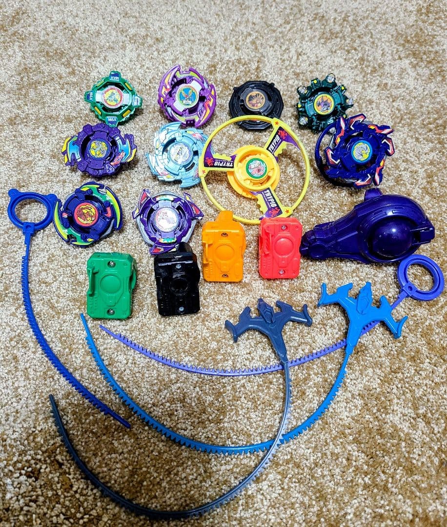 初代】ベイブレード 旧式 まとめ売り 10個＋シューター多数 爆転