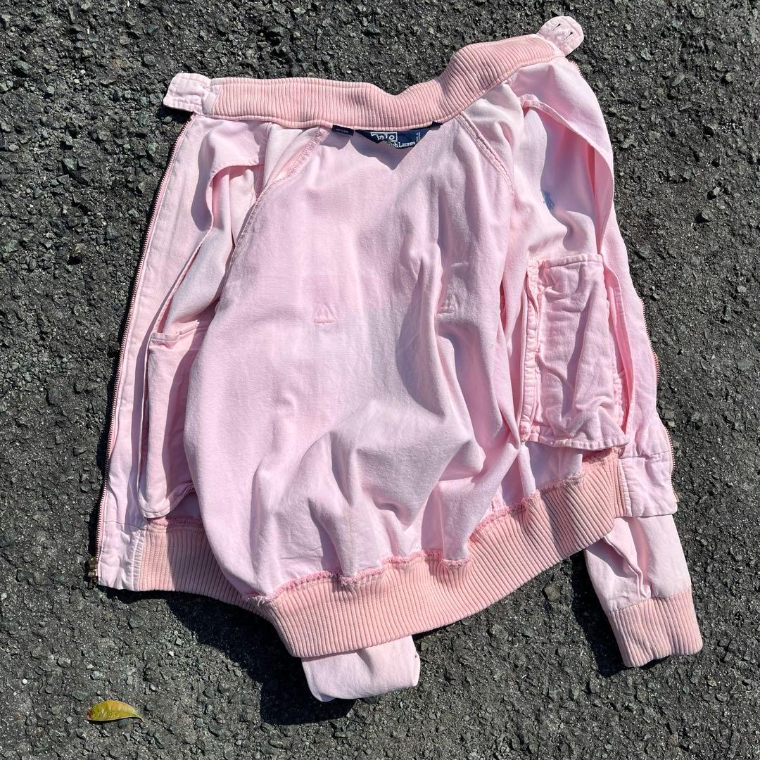 Polo by Ralph Lauren g9 桜ピンク スイングトップ - メルカリ