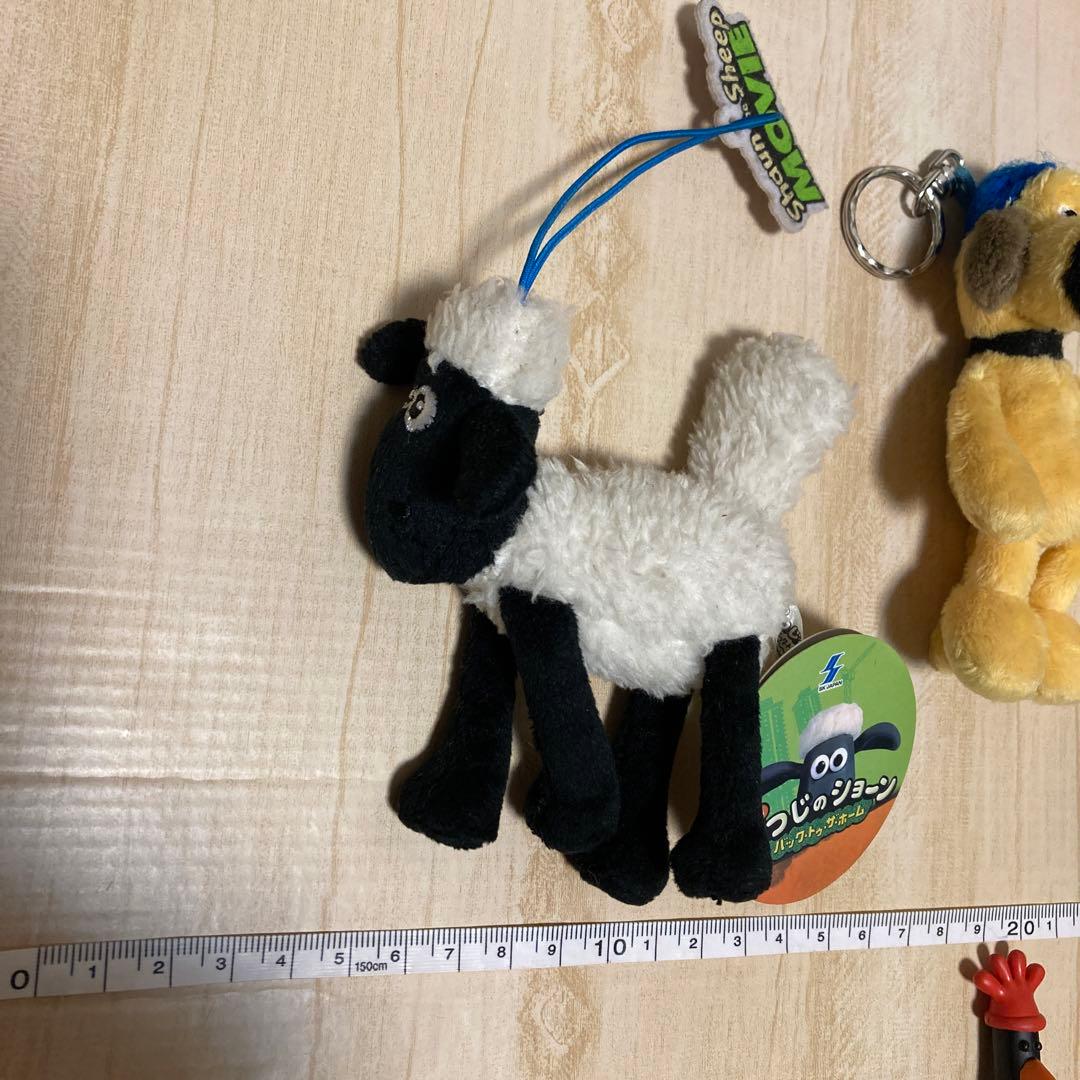 ウォレスとグルミット ひつじのショーン キーホルダー フィギュア 4点
