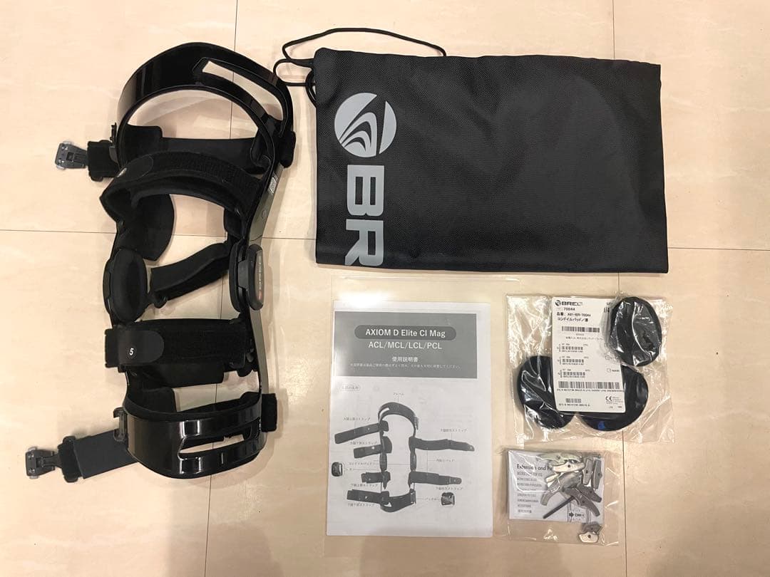 BREG社製　　AXIOM D ELITE (アクシオン エリート)左膝用