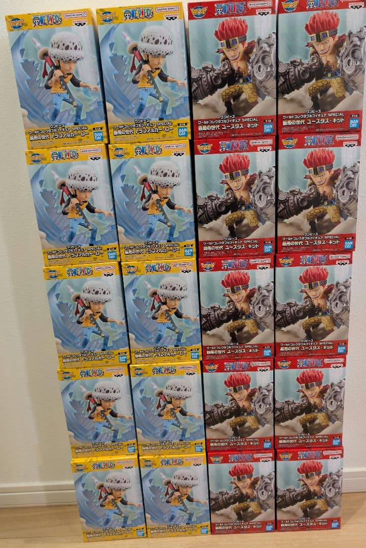 ワンピース 　ワーコレ　最悪の世代 キッド 　ロー 　20個　まとめ売り 2025年10月発売最新プライズ ワンピース ワールドコレクタブル