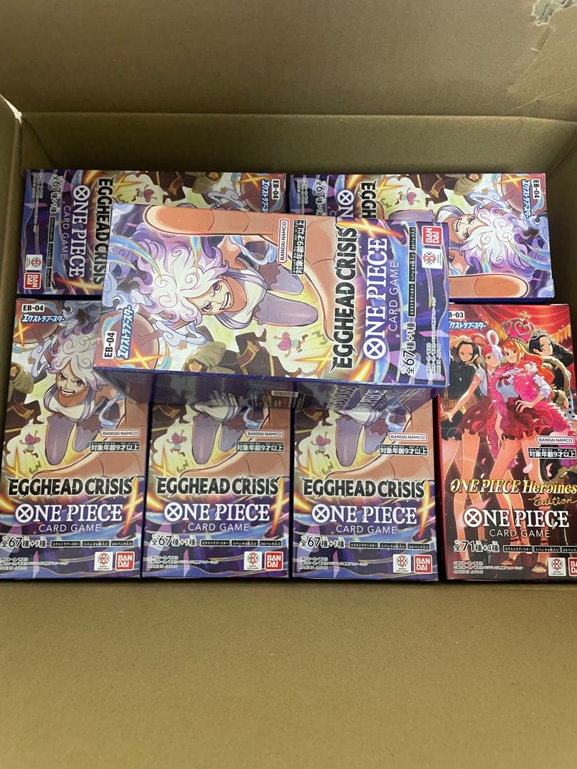 ワンピースカードゲーム EB-04 エッグヘッドクライシス 6BOX と1BOX 楽天市場】ワンピースカード エッグヘッド クライシス BOX EGGHEAD